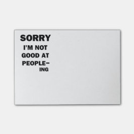 Niet goed voor mensen - Ing Post-it® Notes