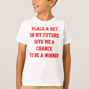 Niet gokken voor t-shirts