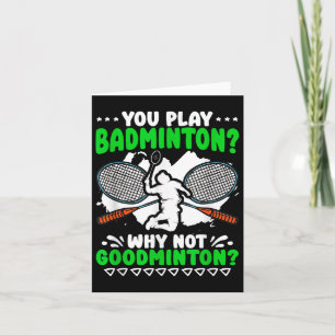 Niet Goodminton Racket Shuttle Hobby Badminton spe Kaart