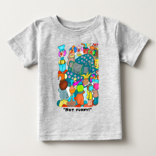 Niet Grappig! Baby Jongen T-shirt (Voorkant)