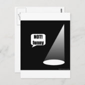 Niet Grappig Briefkaart (Voorkant / Achterkant)