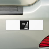 Niet grappig bumpersticker (Op auto)