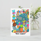 Niet grappig! Enkele kaart (Staand voorkant)