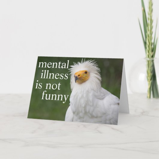 niet grappig kaart (Voorkant)