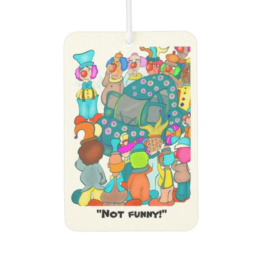 Niet grappig! luchtverfrisser (Voorkant)