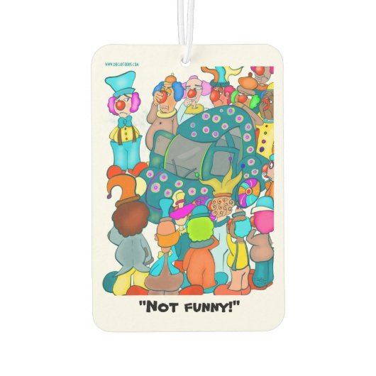 Niet grappig! luchtverfrisser (Achterkant)