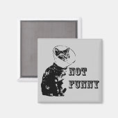 Niet grappig magneet (Voorkant / Achterkant)