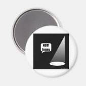 Niet grappig magneet (Voorkant / Achterkant)