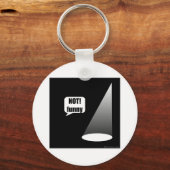 Niet grappig sleutelhanger (Voorkant)