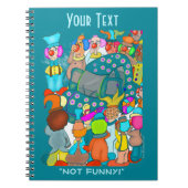 Niet grappig! Spiraal Notitieboek (Voorkant)