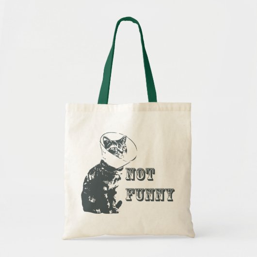 Niet grappig tote bag (Voorkant)