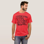 Niet grappig zijn t-shirt (Voorkant volledig)