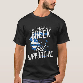 Niet Grieks, maar ondersteunend reisbureau Grieks T-shirt