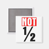 Niet half magneet (Voorkant / Achterkant)