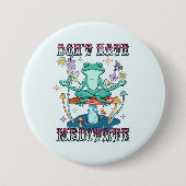 Niet haten, Meditate Ronde Button 7,6 Cm (Voorkant)