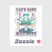 Niet haten, Meditate Sticker (Vel)