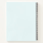 "Niet haten, mediteren" | Vreedzame kikker en bloe Notitieboek (Achterkant)