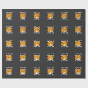 Niet Heks Vrouw Halloween Zonsondergang Ketel_1 Cadeaupapier