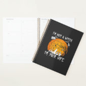 Niet Heks Vrouw Halloween Zonsondergang Ketel_1 Planner (Display)