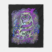 Niet helemaal hier, Crazy Cat Fleece Deken (Voorkant)