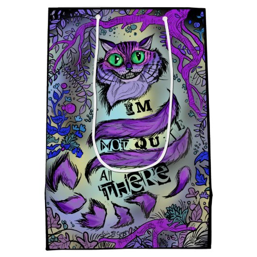 Niet helemaal hier, Crazy Cat Medium Cadeauzakje (Achterkant)