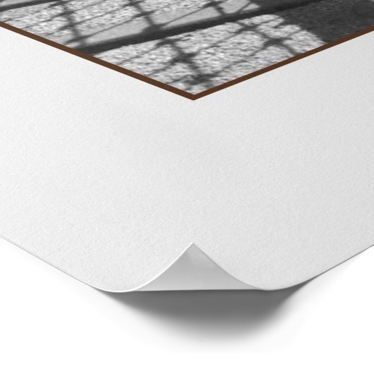 NIET herfsten - weg Poster (Hoek)