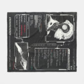Niet herkend - Techno-Brutalist Streetwear Design Fleece Deken (Voorkant (Horizontaal))