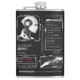 Niet herkend - Techno-Brutalist Streetwear Design Heupfles