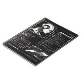 Niet herkend - Techno-Brutalist Streetwear Design Notitieboek (Linkerzijde)