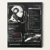 Niet herkend - Techno-Brutalist Streetwear Design Planner (Achterkant)