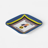 Niet het diploma dat ik wilde papieren bord (Gebogen)