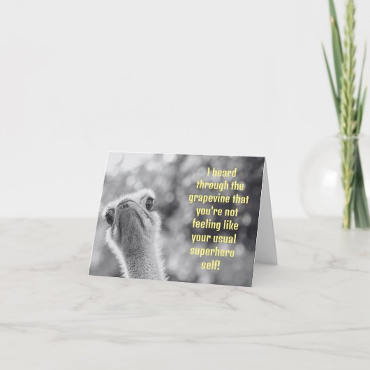 Niet het gevoel dat je superheld zelf goed Kaart k (Voorkant)