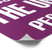 Niet het lelijkste Poster. Poster (Hoek)