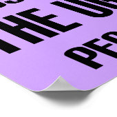 Niet het lelijkste Poster. Poster (Hoek)