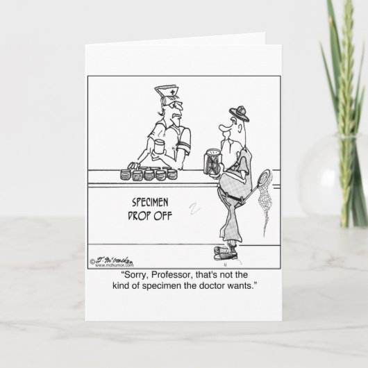 Niet het monster dat we willen kaart (Voorkant)