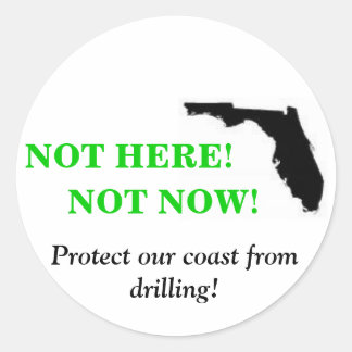 Niet hier nu, Sticker