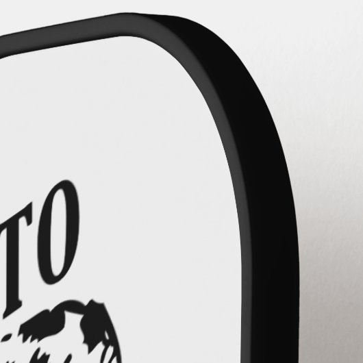 "Niet hier om te beoordelen" douanenaam Pickleball Paddle (Links Detail)