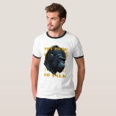 Niet hier om te praten t-shirt (Voorkant volledig)