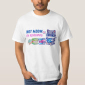 Niet hoe ik lees t-shirt (Voorkant)