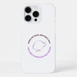 Niet-hoofdbewoner Moeder Telefoonhoesje Met Logo iPhone 16 Pro Max Hoesje