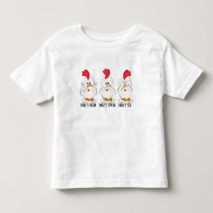 Niet horen, niet spreken, niet zien kinder shirts
