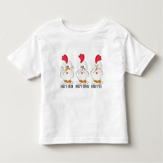 Niet horen, niet spreken, niet zien kinder shirts