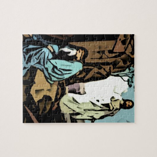 Niet huilen, de tombe is leeg legpuzzel (Horizontaal)