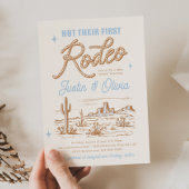 Niet hun eerste Rodeo Baby shower Kaart