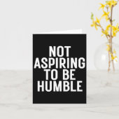 Niet hunkerend naar nederigheid 1  kaart (Gele Bloem)