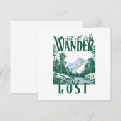 Niet iedereen die afdwaalt is verloren - Natuur Ad (Voorkant / Achterkant)