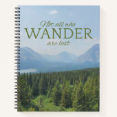 Niet iedereen die afdwaalt is verloren Notitieboek (Voorkant)