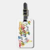 Niet iedereen die bagagelabel wrijft (Voorkant verticaal)