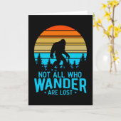 Niet iedereen die de ander verliest | Bigfoot Retr Kaart (Gele Bloem)