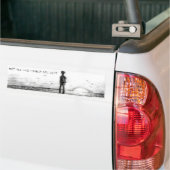 Niet iedereen die de wand kwijt is bumpersticker (Op Truck)